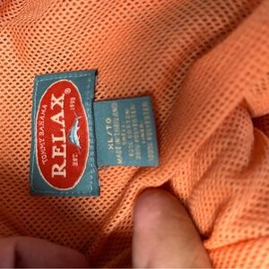 Tommy Bahama Orange Mesh Shirt